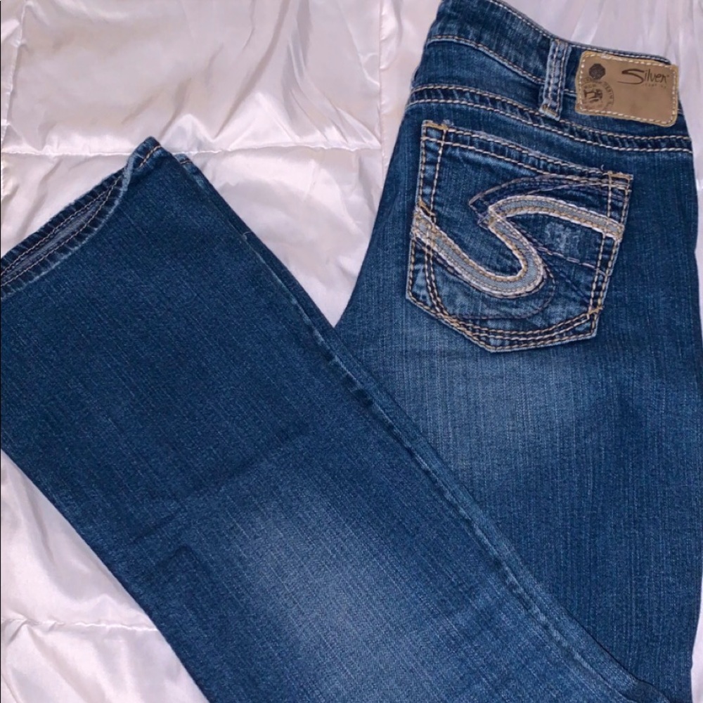 Silver jeans